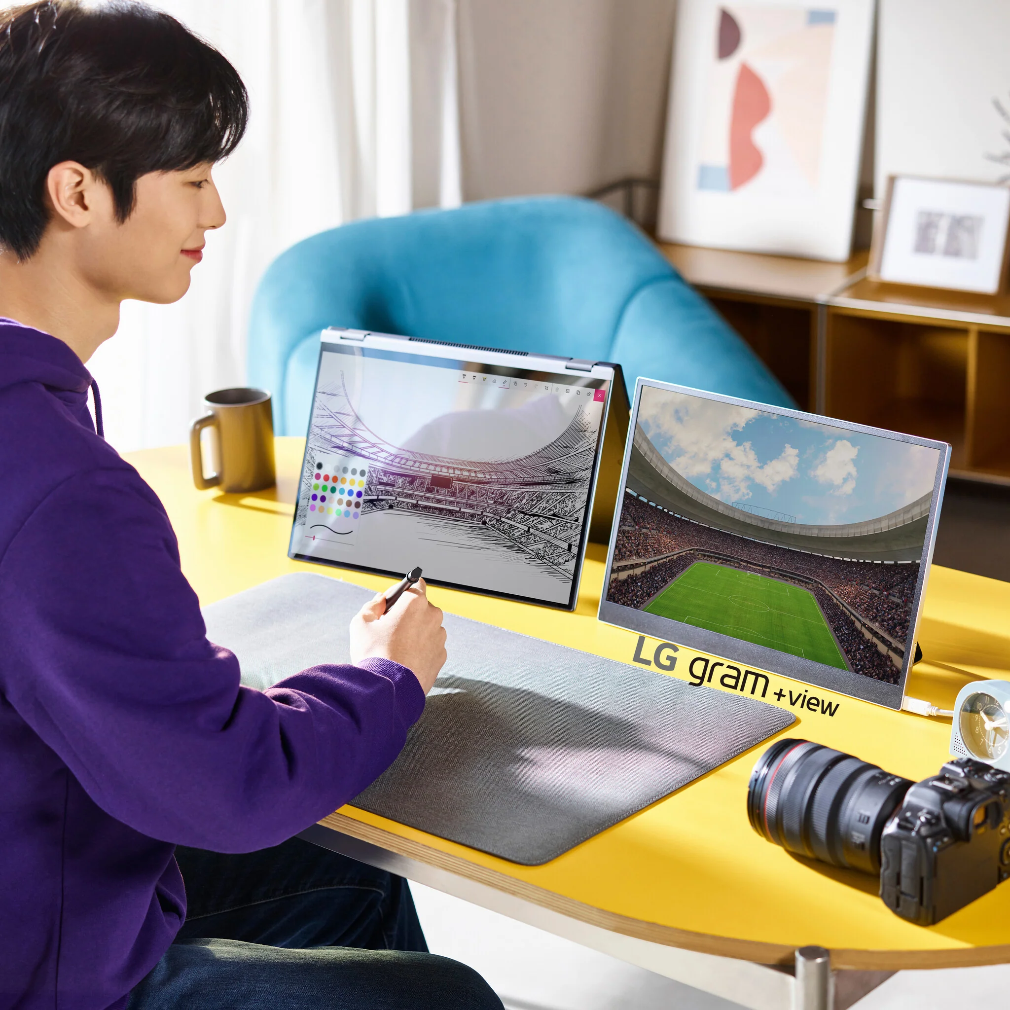 LG 16MR70.ASDA1 - 40.6 cm (16") - 2560 x 1600 pixels WQXGA LED Portable Monitor - Image 11