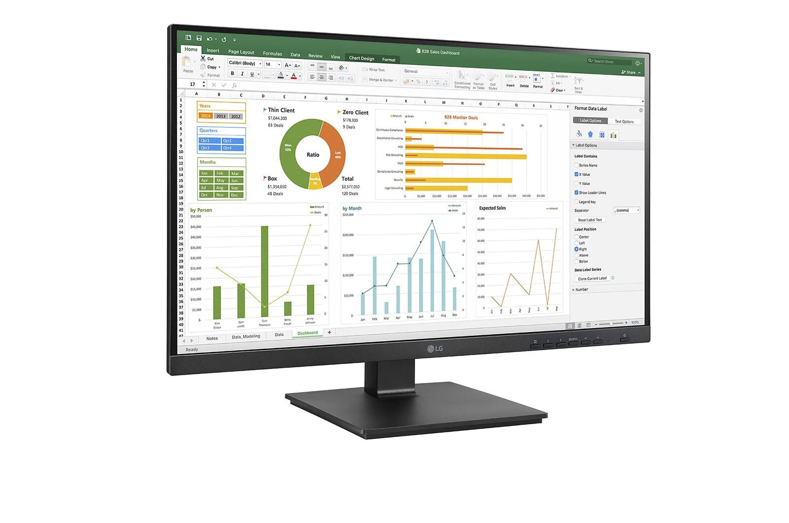 LG 24BN65YP-B - 61 cm (24") - 1920 x 1080 pixels FHD LED Monitor - Image 3