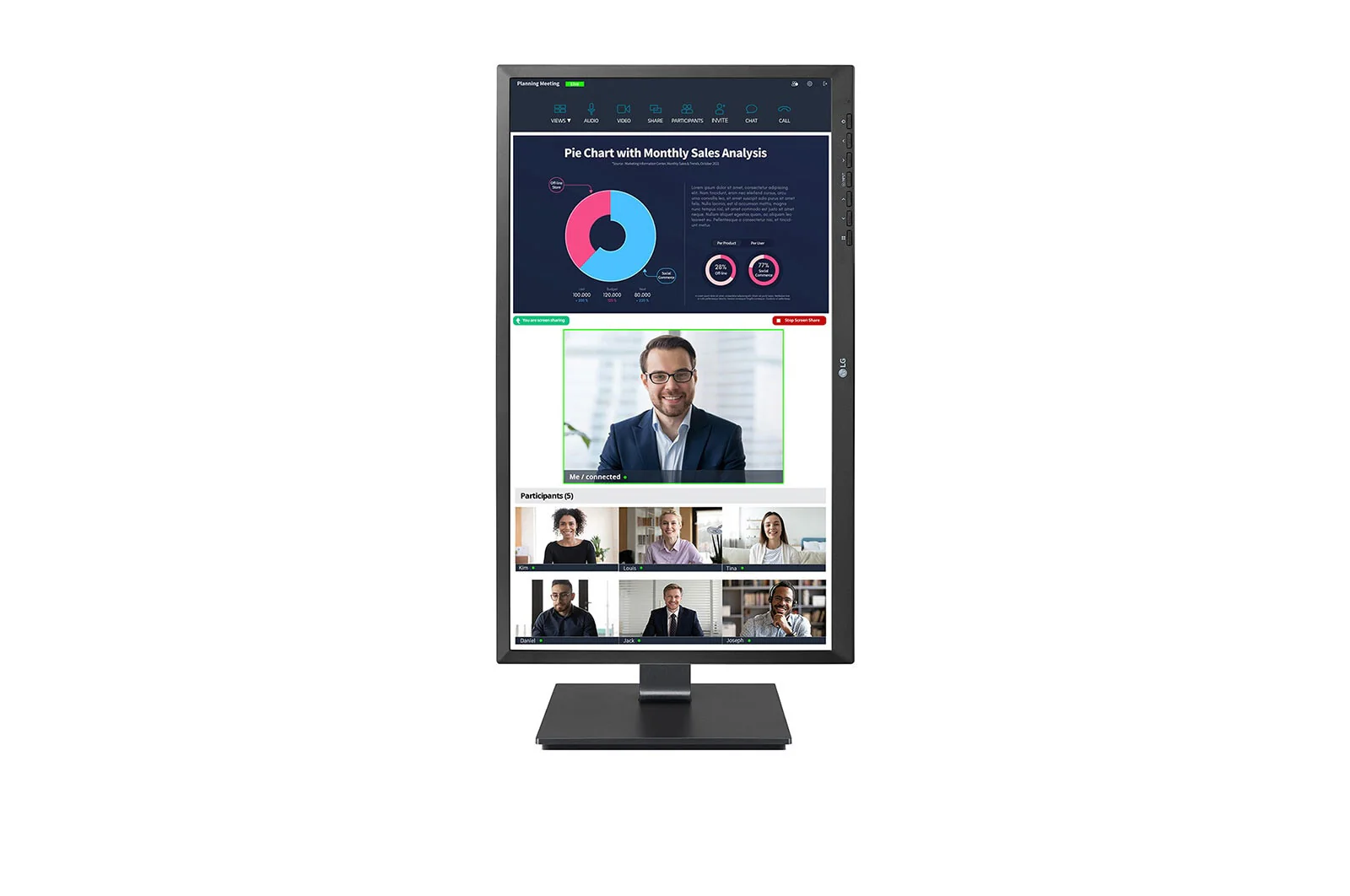 LG 24BP750C-B - 60.5 cm (23.8") - 1920 x 1080 pixels FHD LED Monitor - Image 14