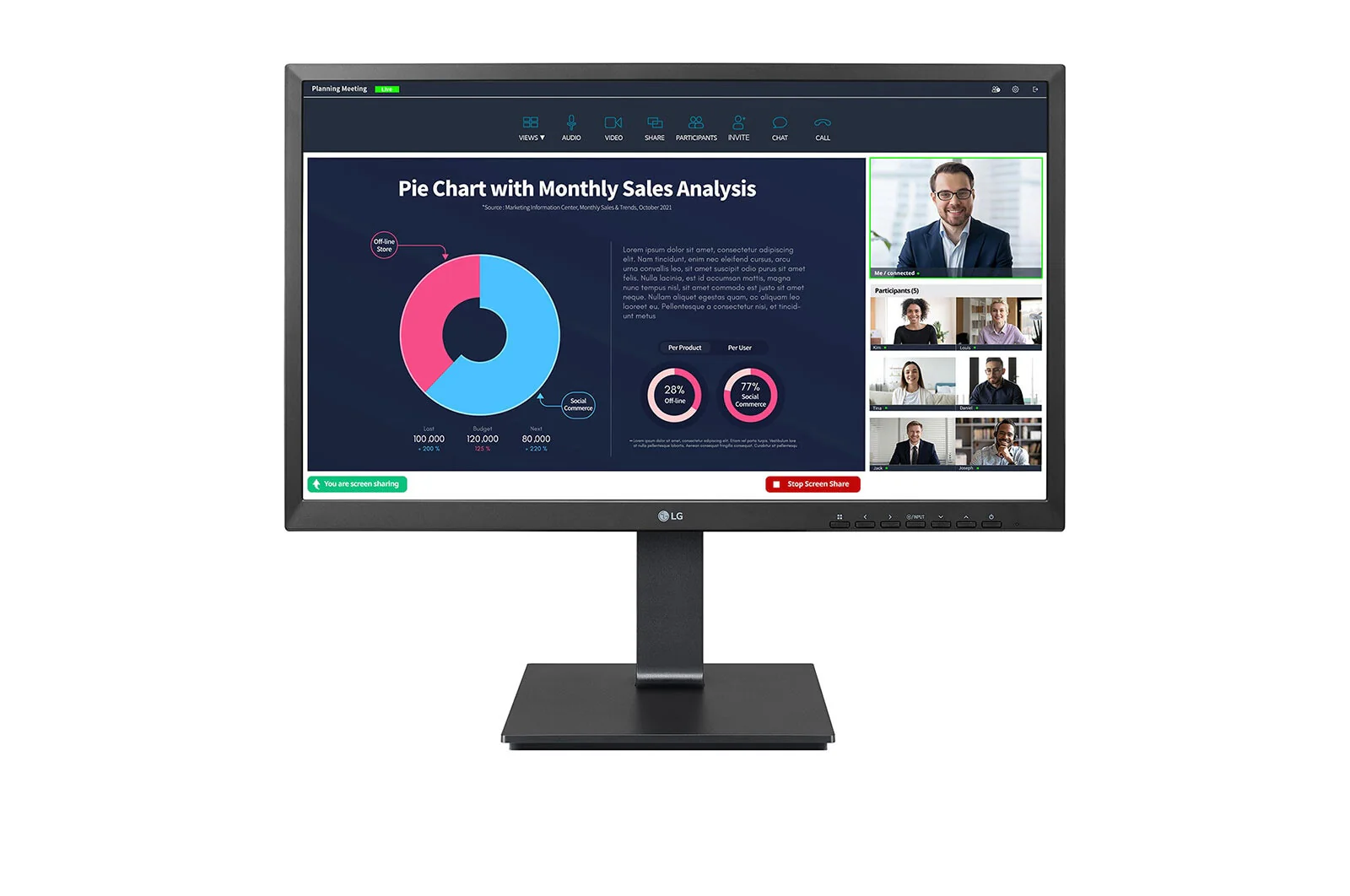 LG 24BP750C-B - 60.5 cm (23.8") - 1920 x 1080 pixels FHD LED Monitor - Image 2