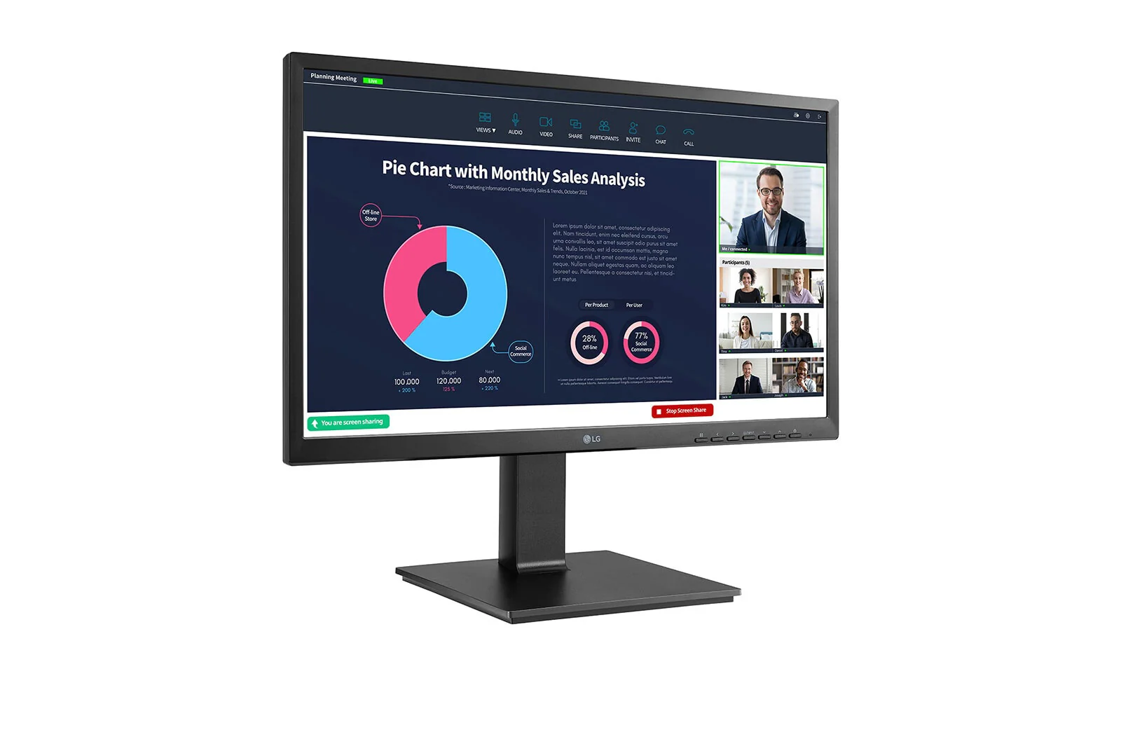 LG 24BP750C-B - 60.5 cm (23.8") - 1920 x 1080 pixels FHD LED Monitor - Image 5