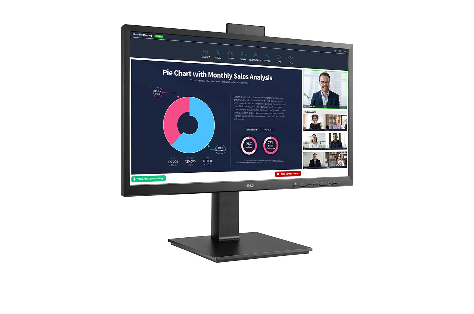 LG 24BP750C-B - 60.5 cm (23.8") - 1920 x 1080 pixels FHD LED Monitor - Image 6