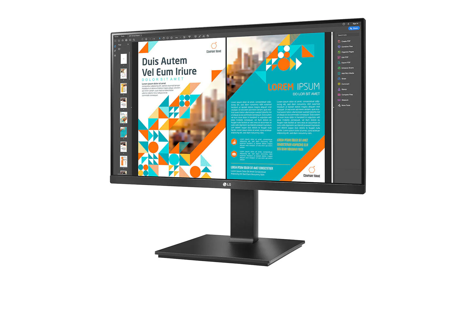 LG 24QP550 - 60.5 cm (23.8") - 2560 x 1440 pixels QHD Monitor - Image 2