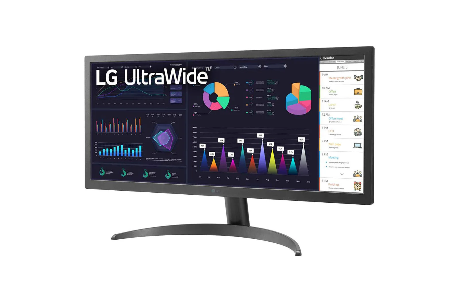 LG 26WQ500-B - 65.3 cm (25.7") - 2560 x 1080 pixels UltraWide FHD LED Monitor - Image 2