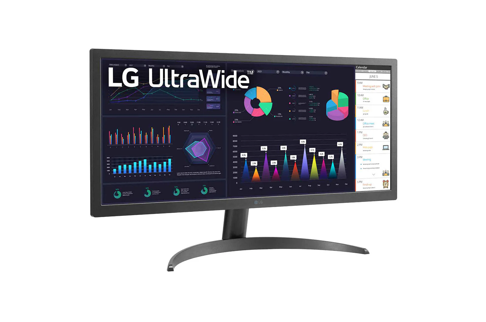 LG 26WQ500-B - 65.3 cm (25.7") - 2560 x 1080 pixels UltraWide FHD LED Monitor - Image 3