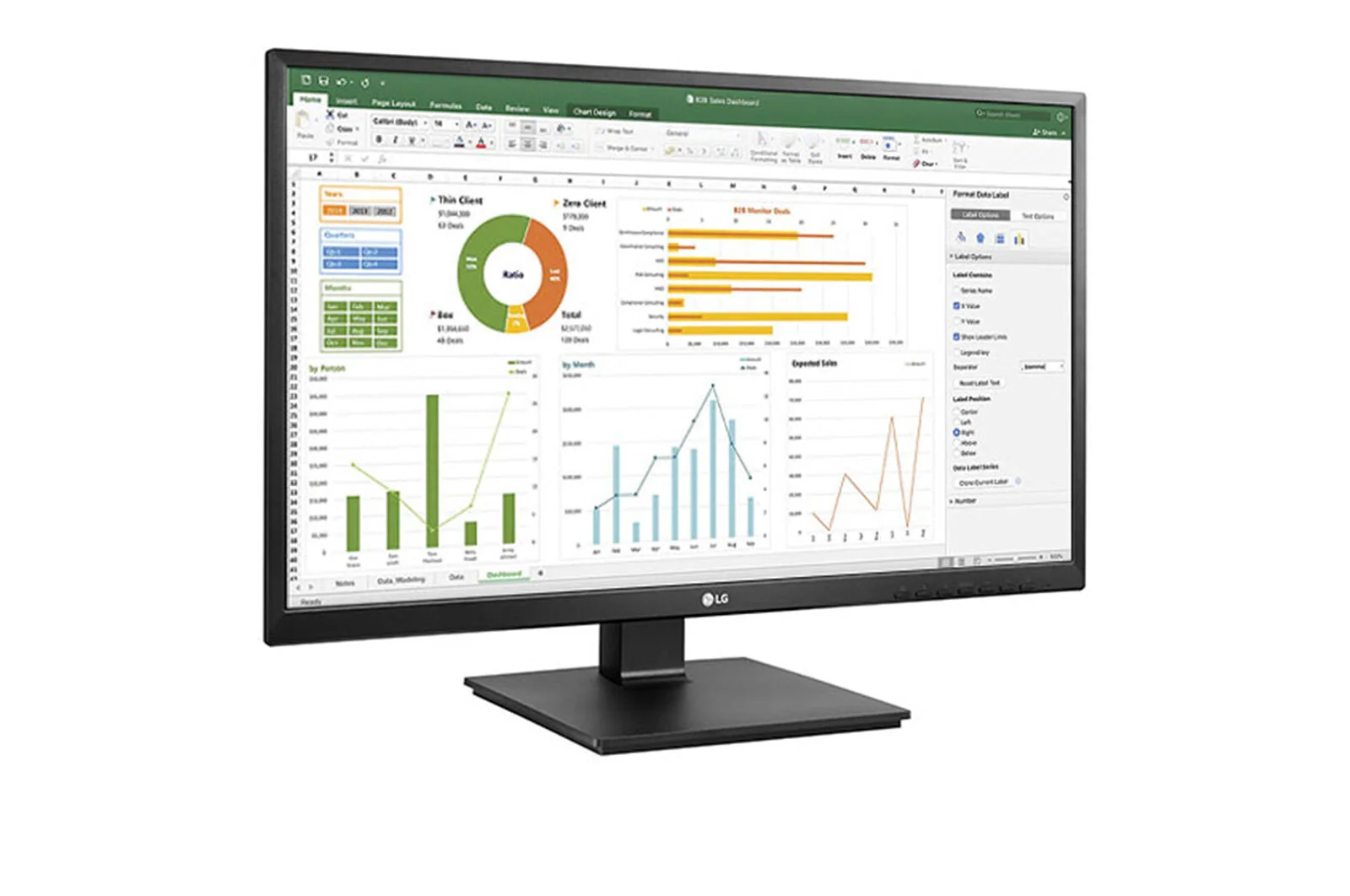 LG 27BK55YP-B - 68.6 cm (27") - 1920 x 1080 pixels FHD Monitor - Image 3