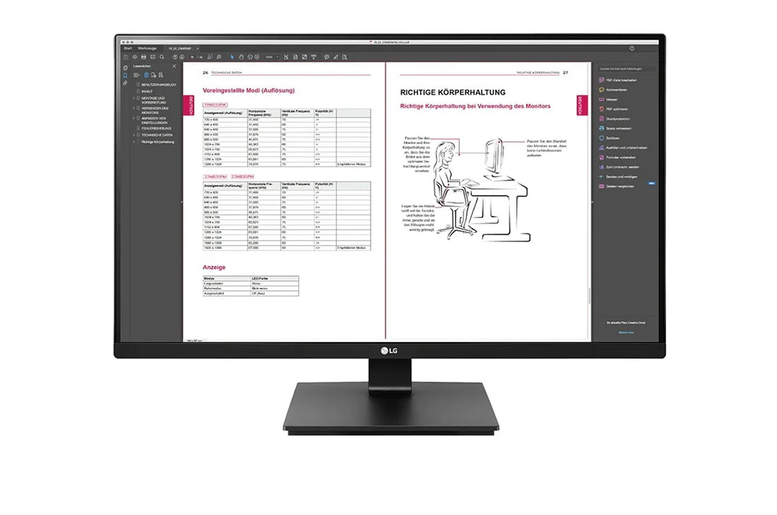 LG 27BN65QP-B - 68.6 cm (27") - 2560 x 1440 pixels QHD LCD Monitor