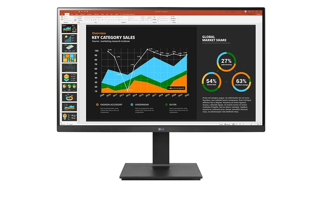 LG 27BQ75QB-B - 68.6 cm (27") - 2560 x 1440 pixels QHD LCD Monitor