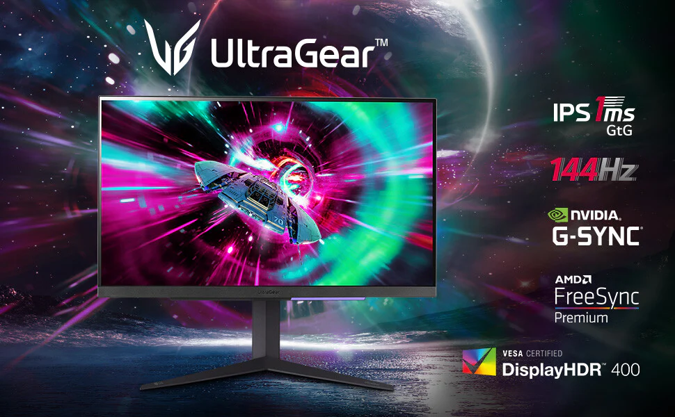 LG 27GR93U-B - 68.6 cm (27") - 3840 x 2160 pixels 4K UHD LED Monitor - Image 9