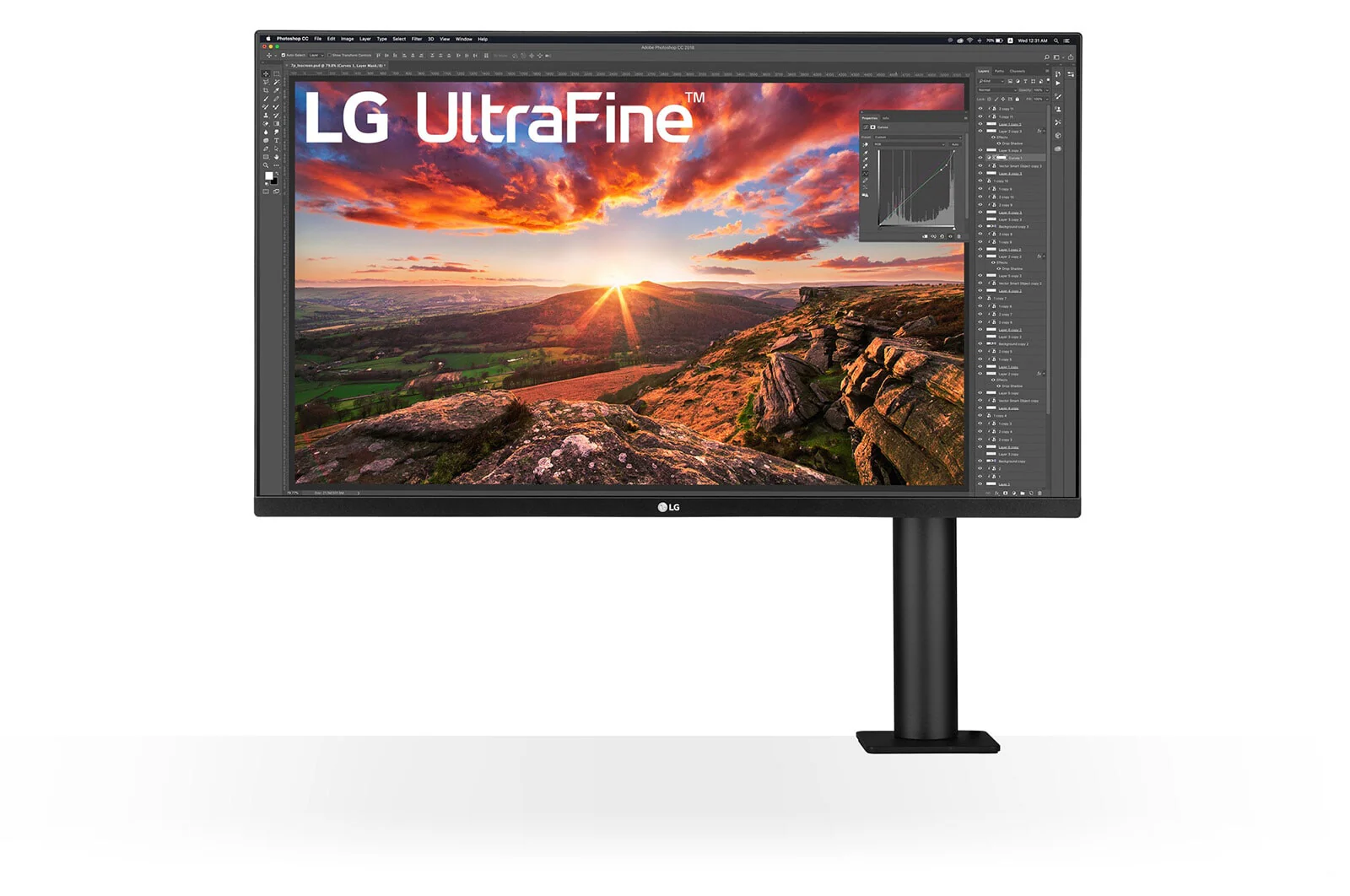 LG 32UN880P-B - 81.3 cm (32") - 3840 x 2160 pixels 4K UHD LCD Monitor