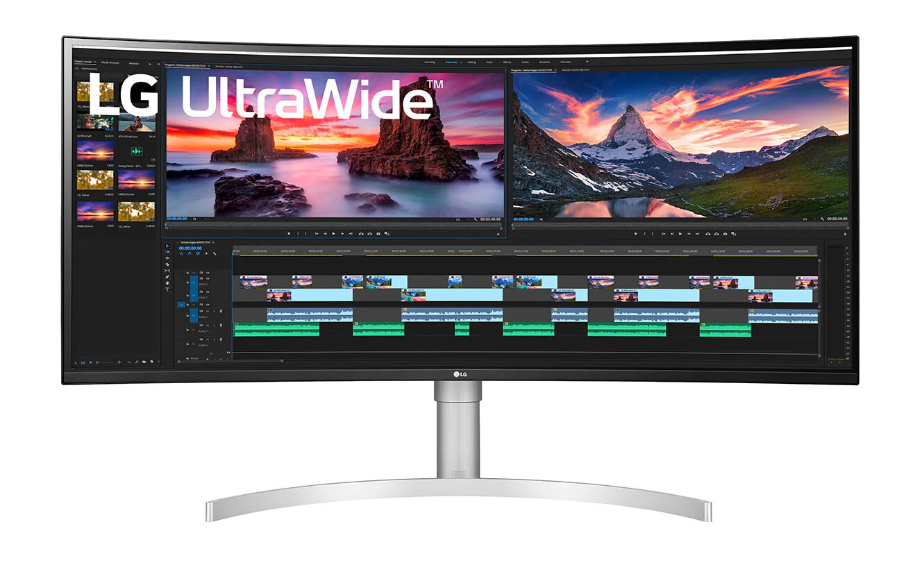 LG 38WN95C-W - 96.5 cm (38") - 3840 x 1600 pixels UltraWide QHD Monitor