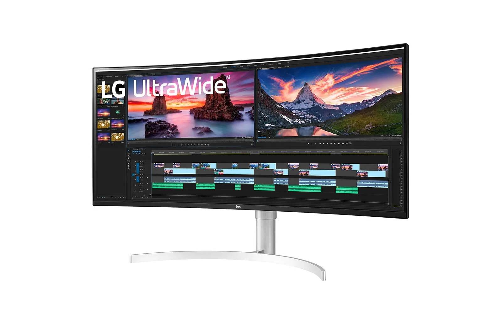 LG 38WN95CP-W - 96.5 cm (38") - 3840 x 1600 pixels QHD+ QLED Monitor - Image 2