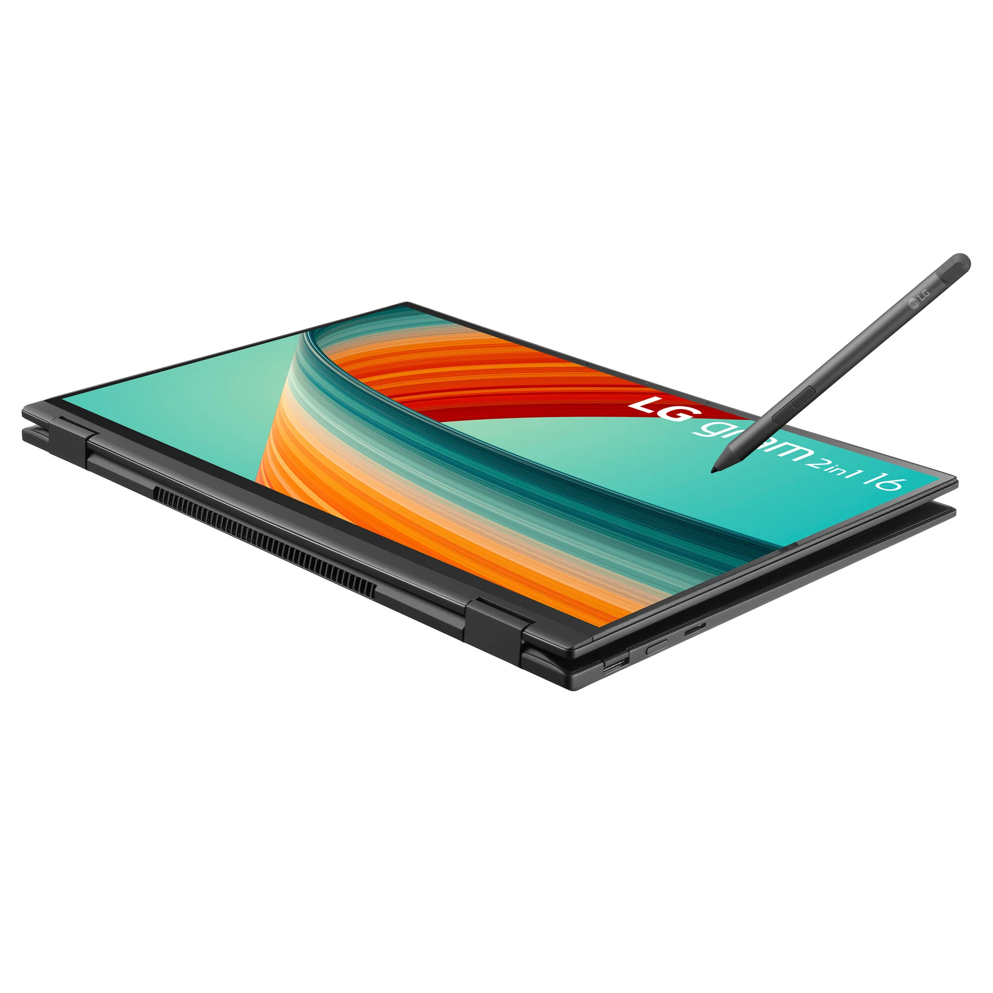 LG Gram 16T90R-K.AA78A1 Hybrid (2-in-1) - 40.6 cm (16") - Touchscreen - Intel® Core™ i7-1360P - 16 GB LPDDR5-SDRAM - 1 TB SSD - Wi-Fi 6E - Windows 11 Home - Black - Image 8