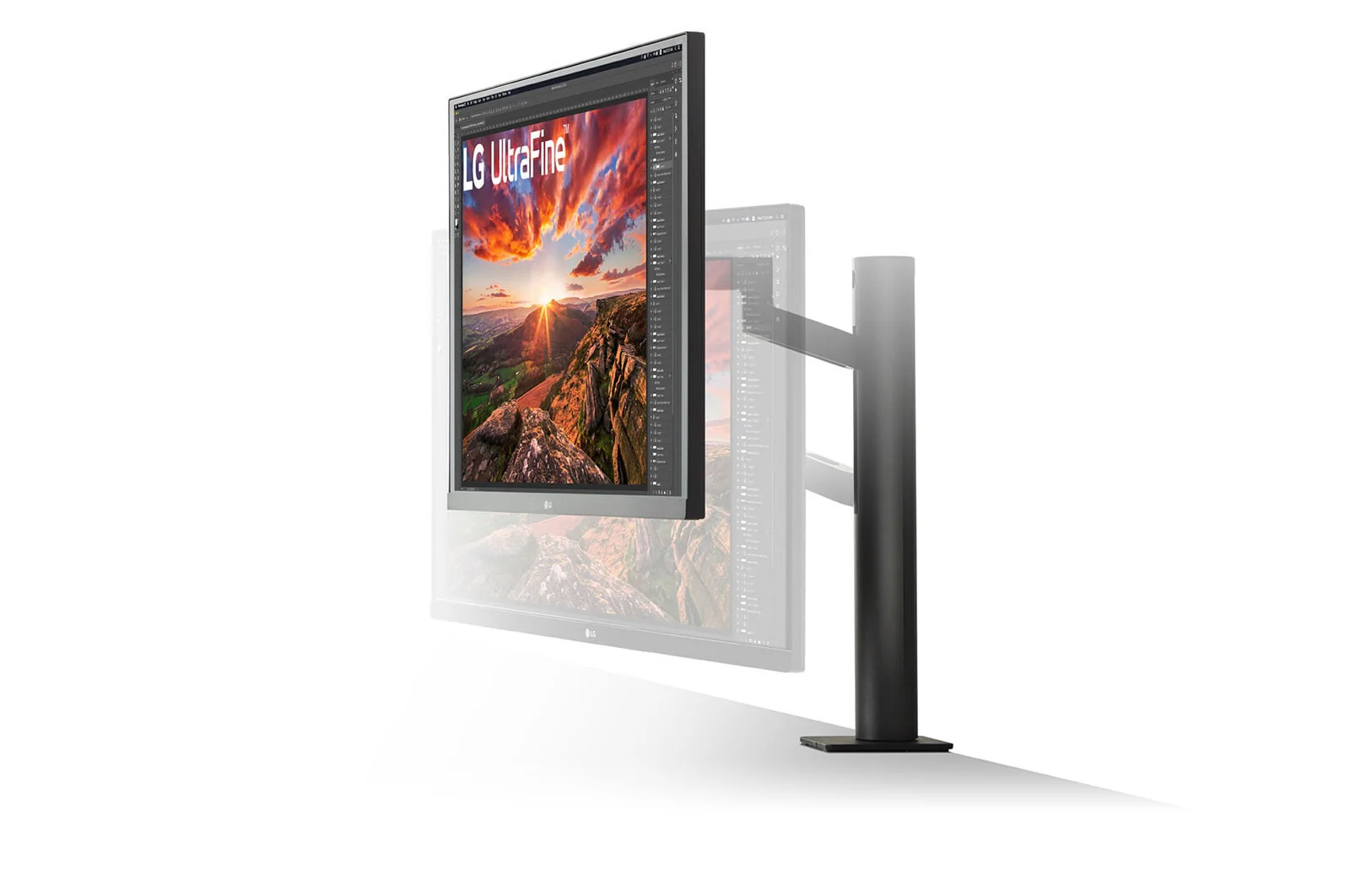LG UltraFine Ergo - 68.6 cm (27") - 3840 x 2160 pixels 4K UHD LED Monitor - Image 4