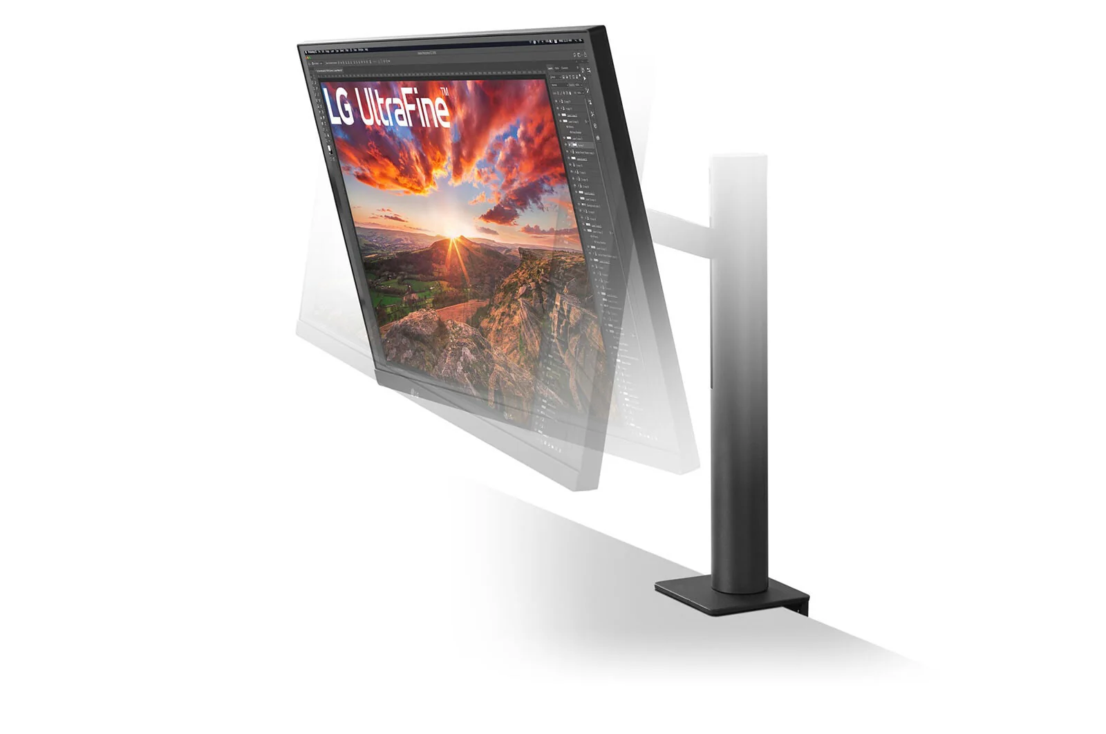 LG UltraFine Ergo - 68.6 cm (27") - 3840 x 2160 pixels 4K UHD LED Monitor - Image 5