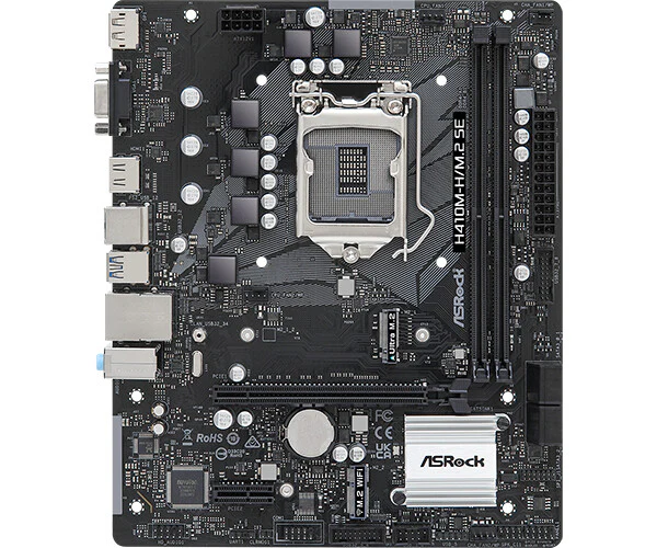Asrock H410M-H/M.2 SE micro ATX motherboard - Intel® H370 LGA 1200 - Image 2