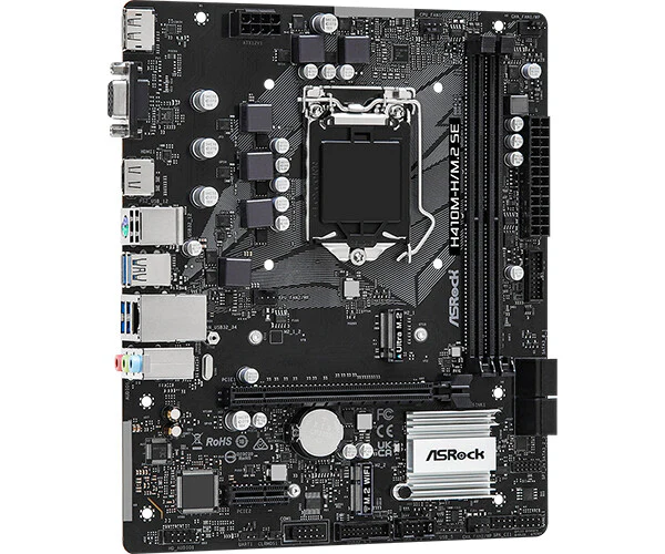 Asrock H410M-H/M.2 SE micro ATX motherboard - Intel® H370 LGA 1200 - Image 4