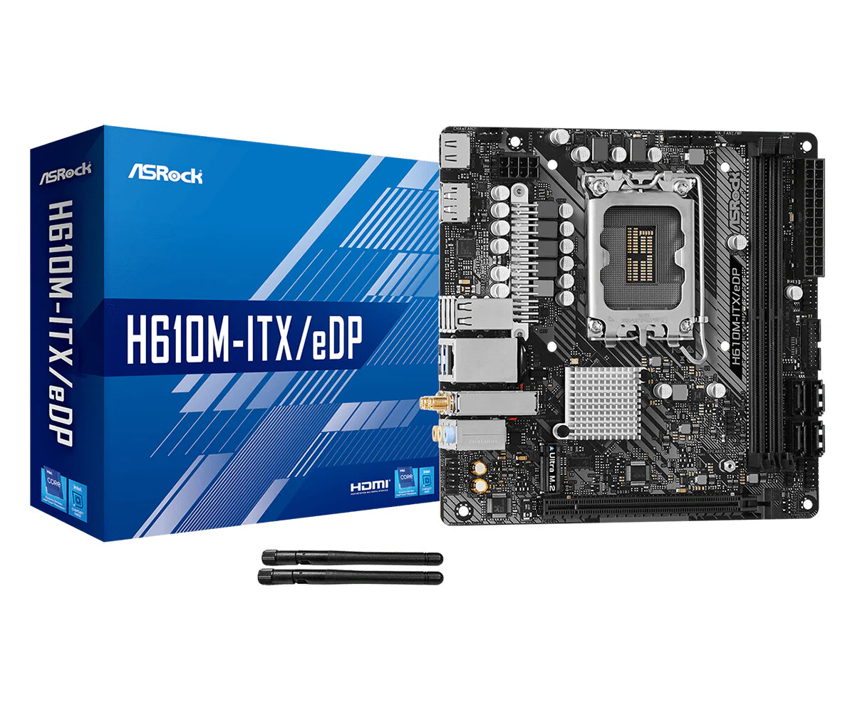 Asrock H610M-ITX/EDP mini ITX motherboard - Intel H610 LGA 1700 - Image 4