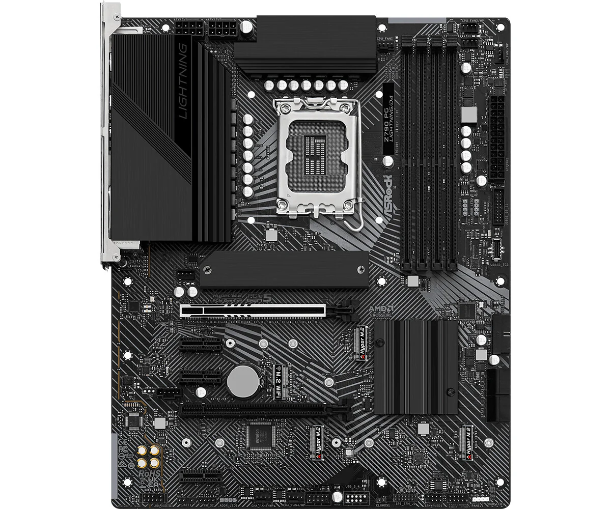 Asrock Z790 PG Lightning/D4 ATX motherboard - Intel Z790 LGA 1700 - Image 3