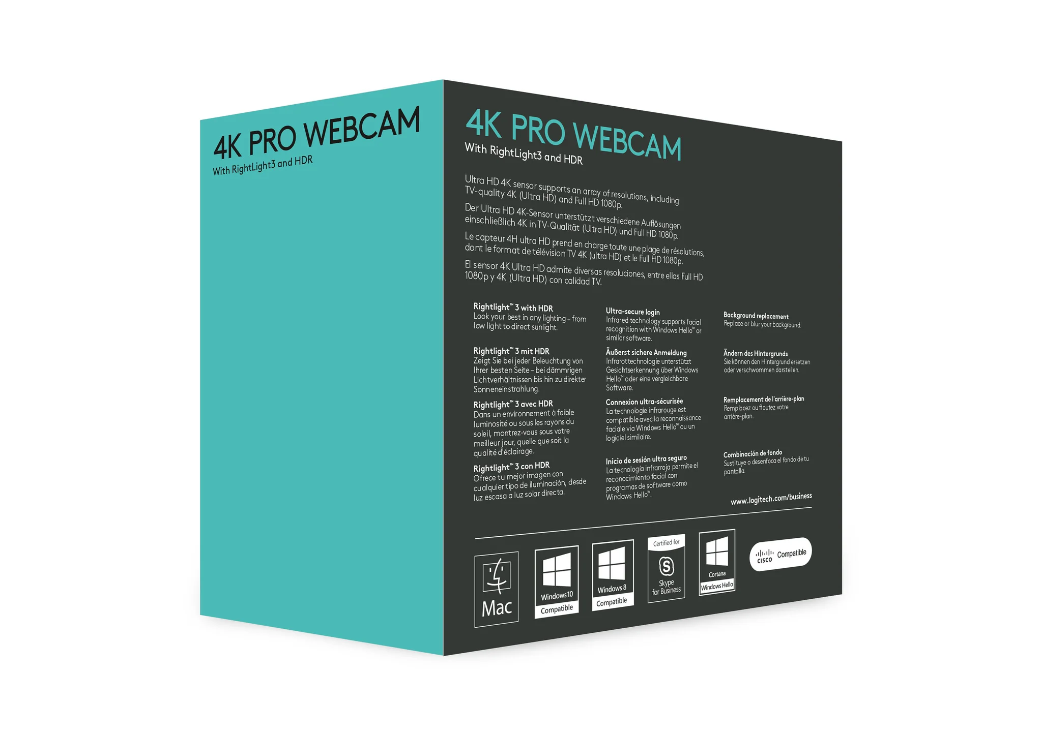 Logitech Brio Ultra HD Pro Business Webcam - Image 7