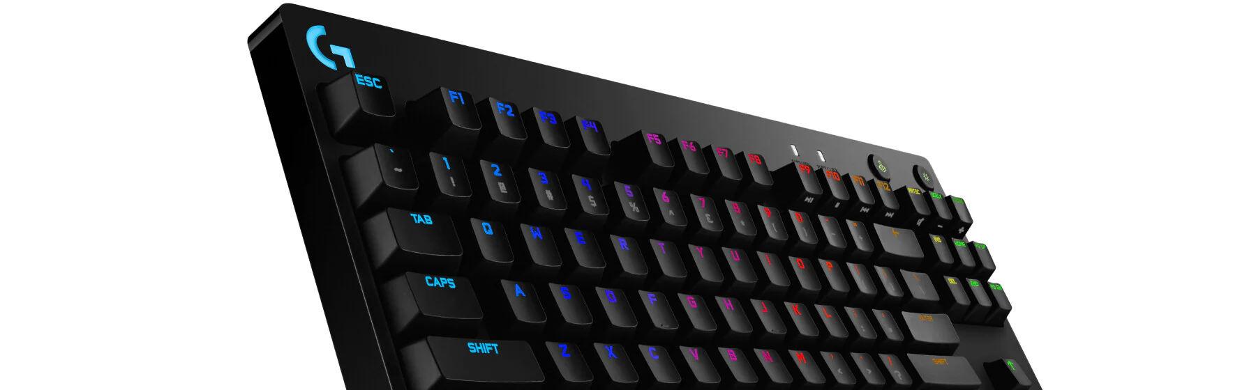 Logitech G - G PRO TKL - USB Wired RGB Mechanical Gaming Keyboard in Black (QWERTY UK) - Image 3