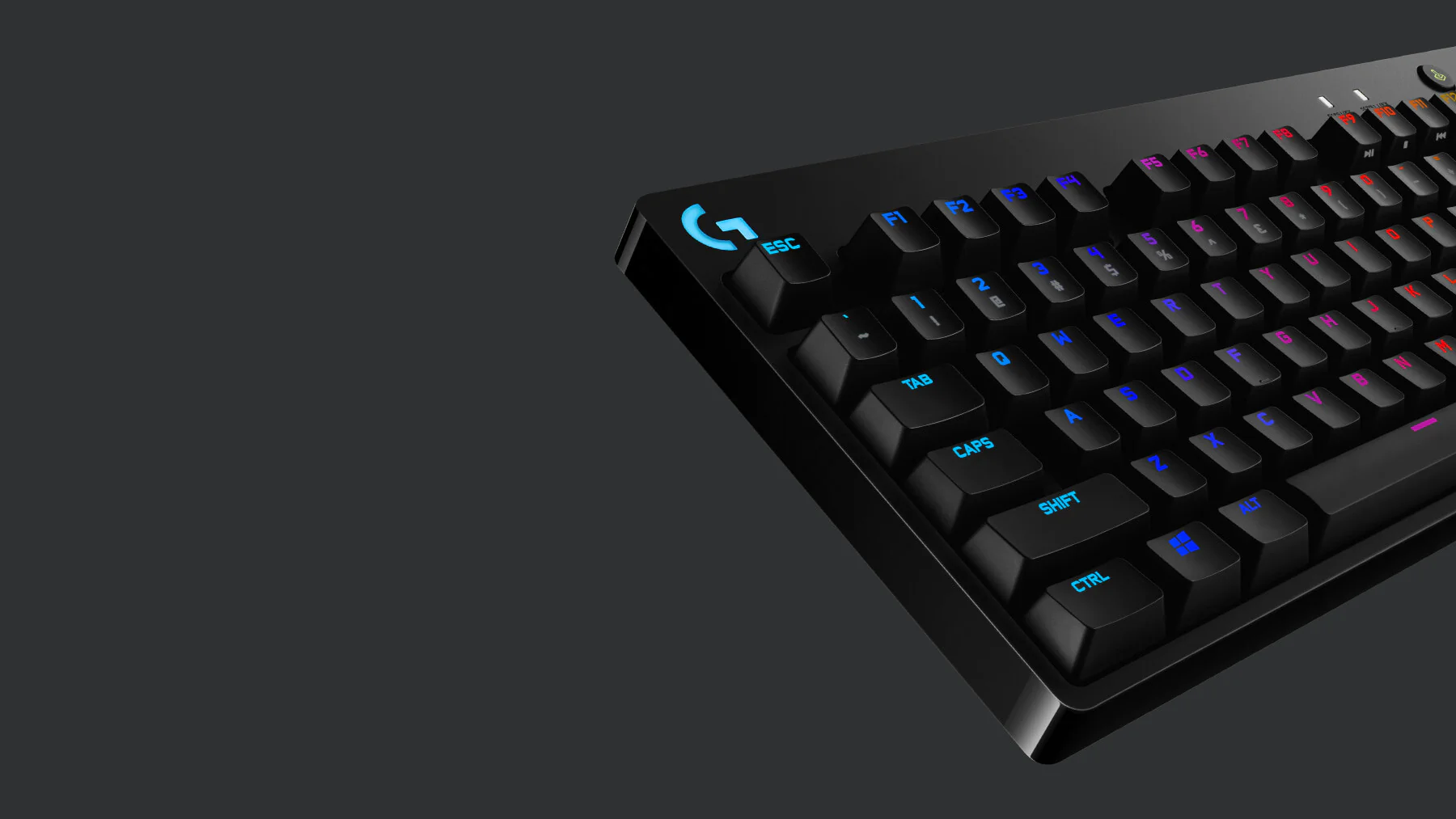 Logitech G - G PRO TKL - USB Wired RGB Mechanical Gaming Keyboard in Black (QWERTY UK) - Image 6