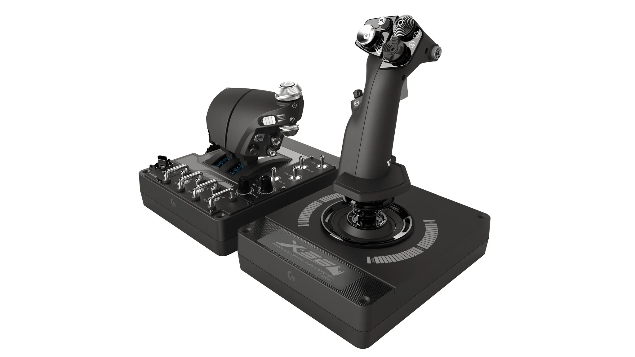 Logitech G - G X56 HOTAS RGB - Wired USB Throttle + Joystick for PC - Image 4