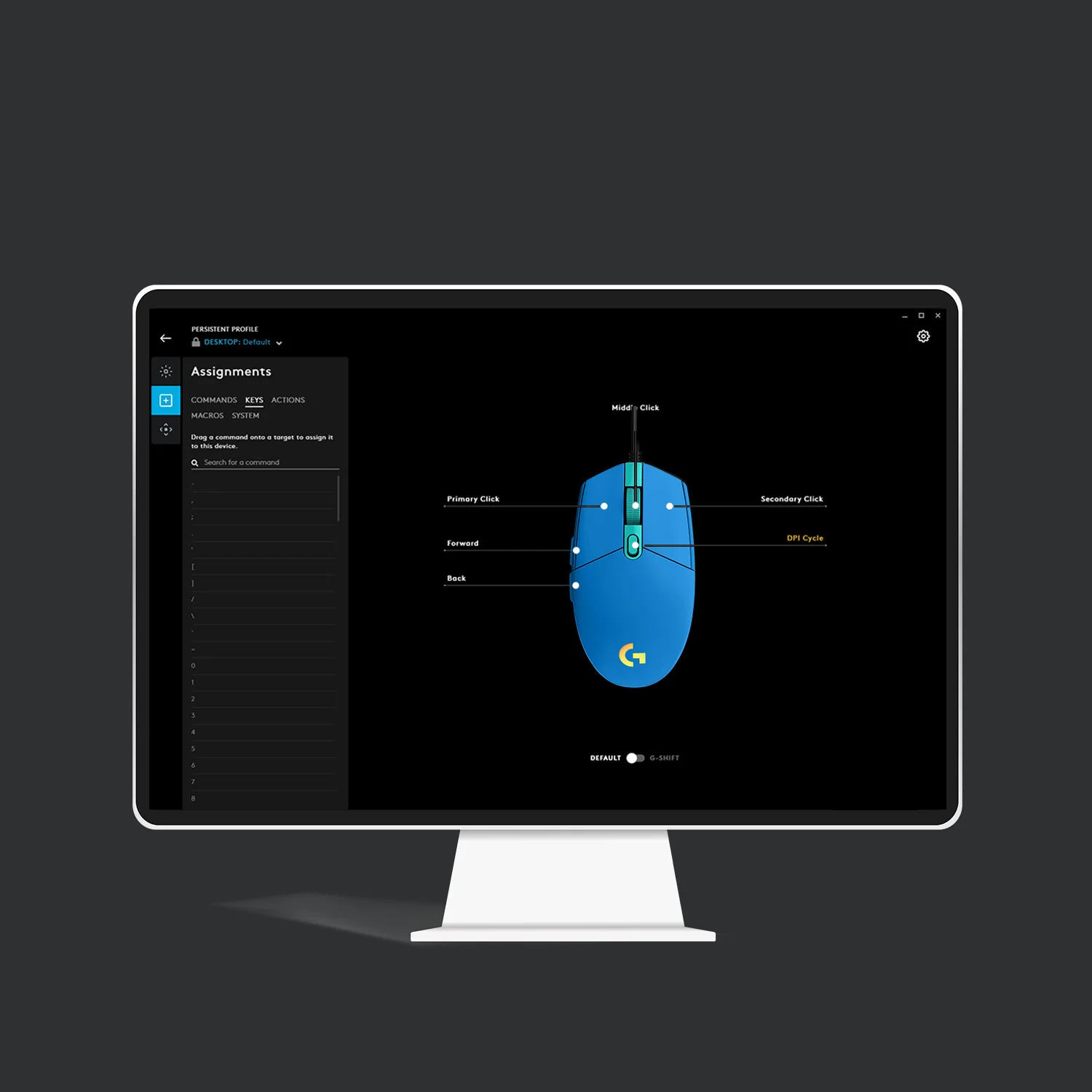 Logitech G - G203 LIGHTSYNC Gaming Mouse in Blue - 8,000 DPI - Image 8