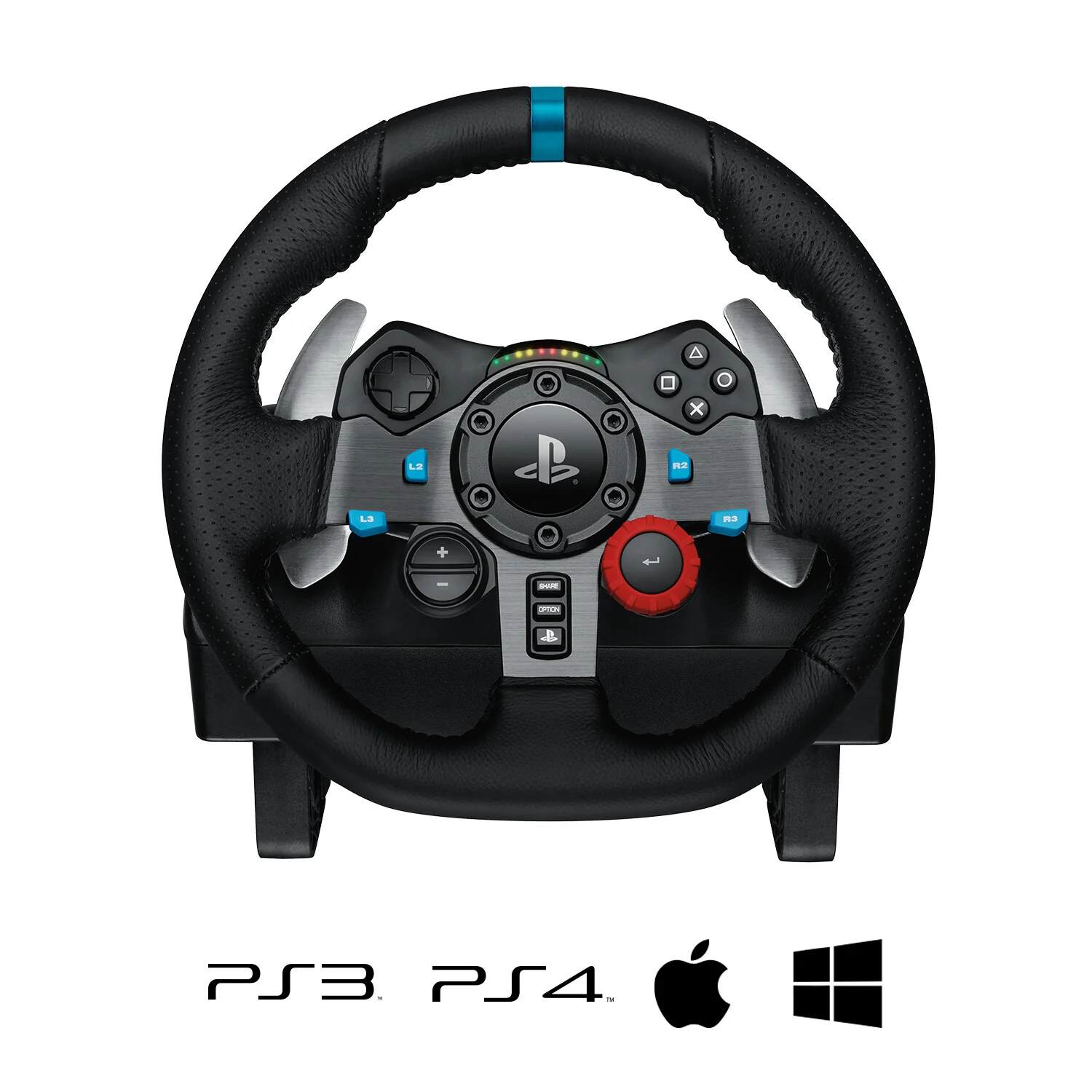 Logitech G - G29 Driving Force Racing Wheel and Pedals for PC / PS5 / PS4 - Image 3