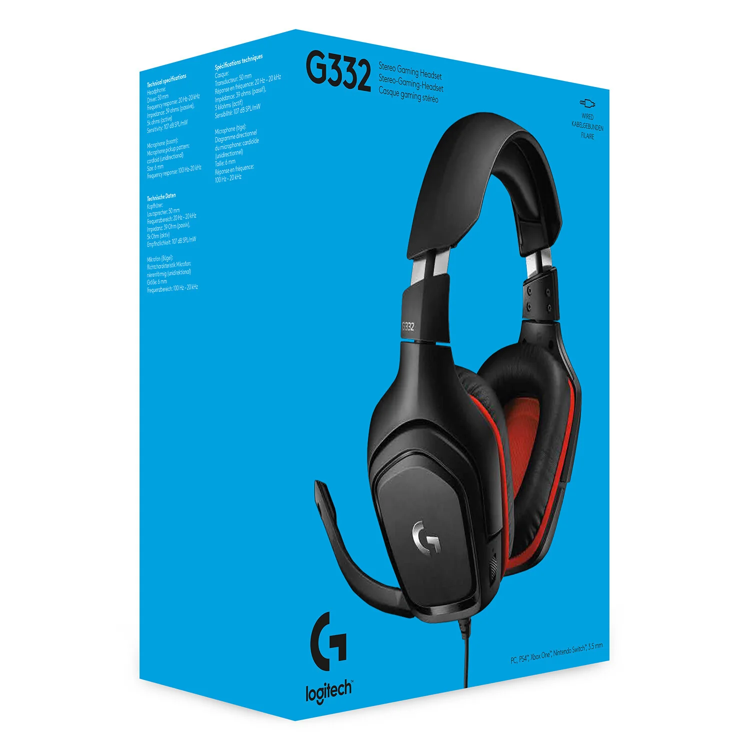 Logitech G - G332 Wired Gaming Headset - Image 5