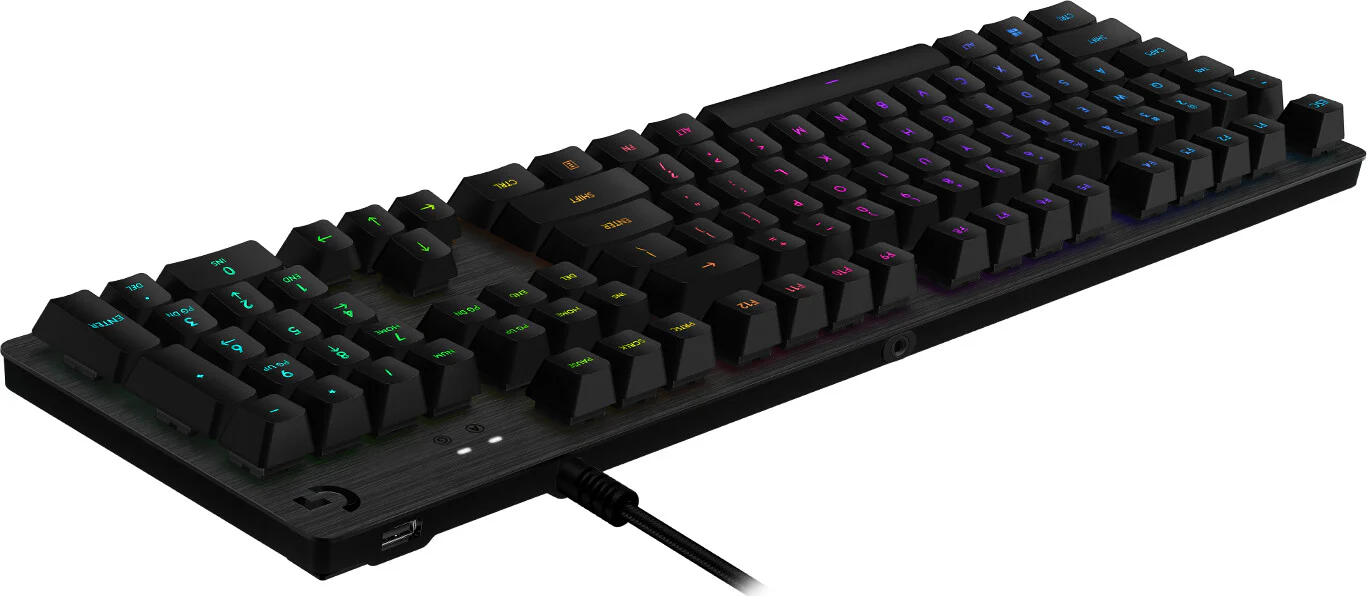 Logitech G - G513 CARBON LIGHTSYNC RGB - USB Wired RGB Mechanical Gaming Keyboard in Carbon (QWERTY UK) - Image 3
