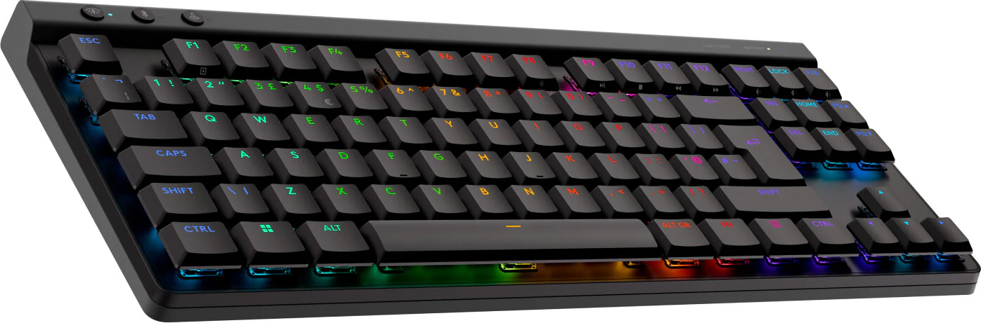 Logitech G - G515 - RF Wireless + Bluetooth RGB Mechanical Gaming Keyboard in Black (QWERTY US English) - Image 2