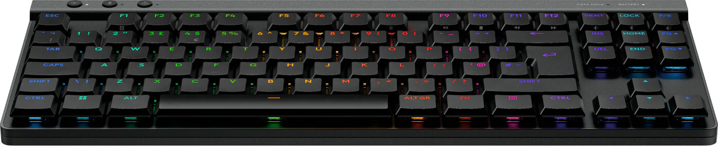 Logitech G - G515 - RF Wireless + Bluetooth RGB Mechanical Gaming Keyboard in Black (QWERTY US English) - Image 4