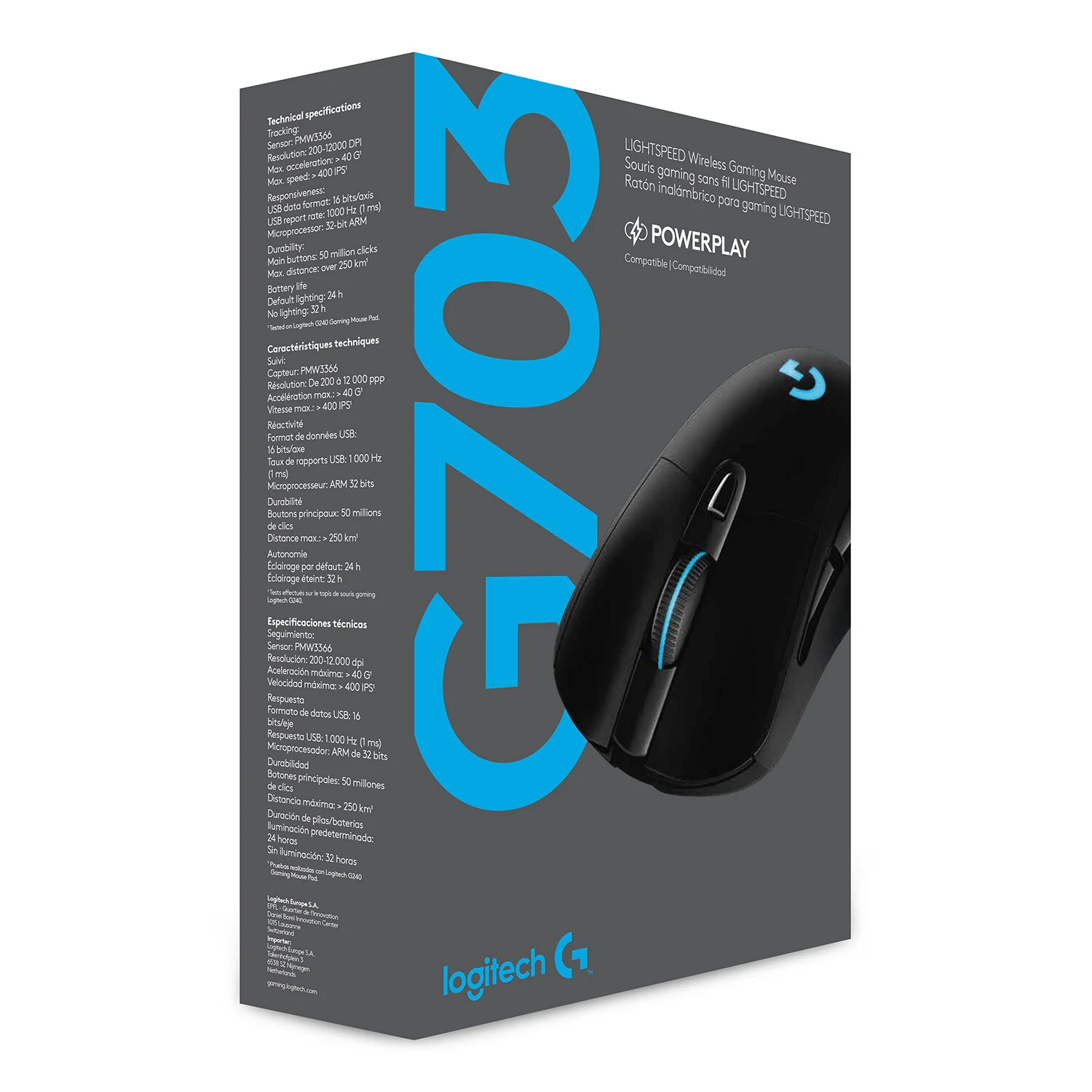 Logitech G - G703 LIGHTSPEED Wireless Gaming Mouse - 25,600 DPI - Image 9