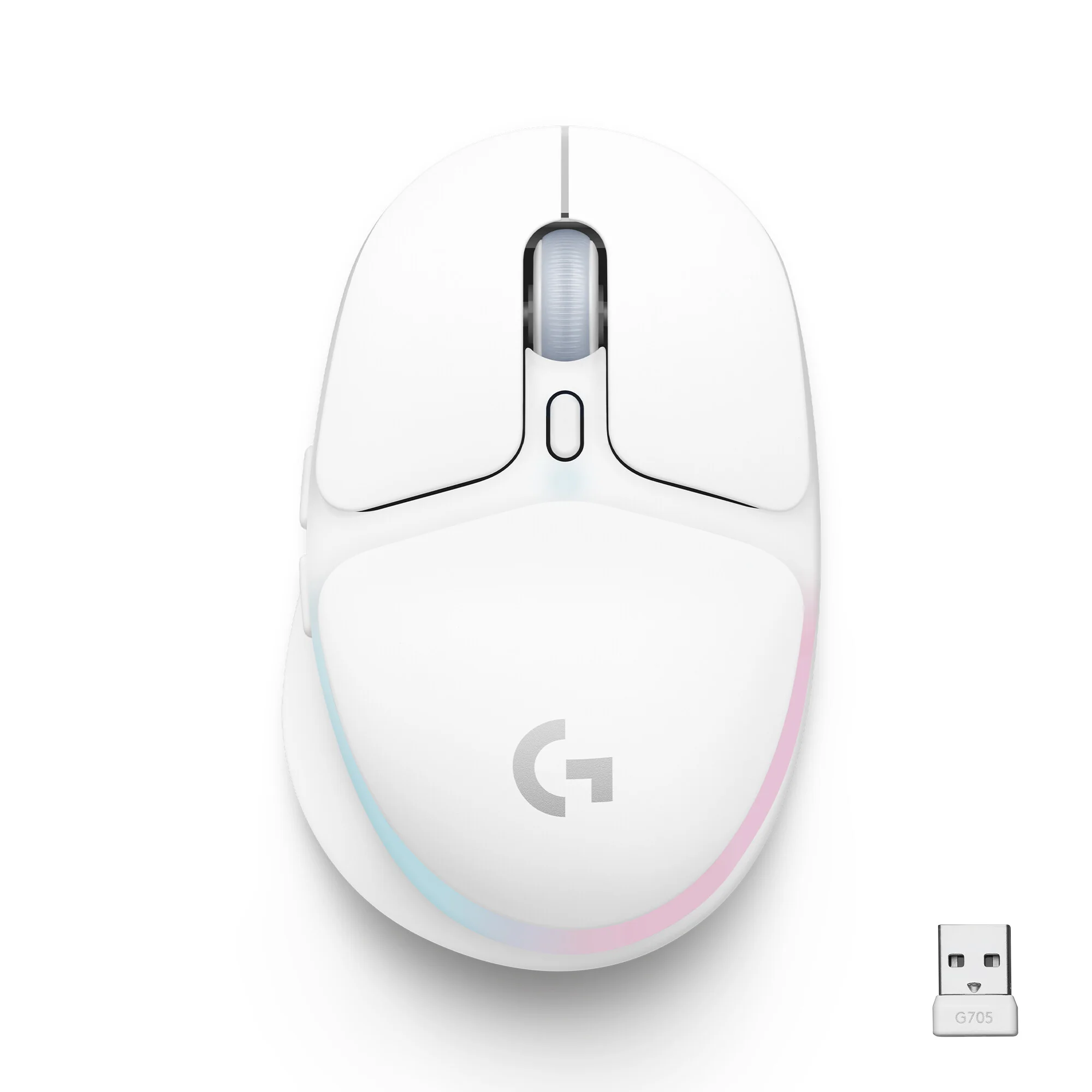 Logitech G - G705 Wireless Gaming Mouse in White -  8,200 DPI - Image 2