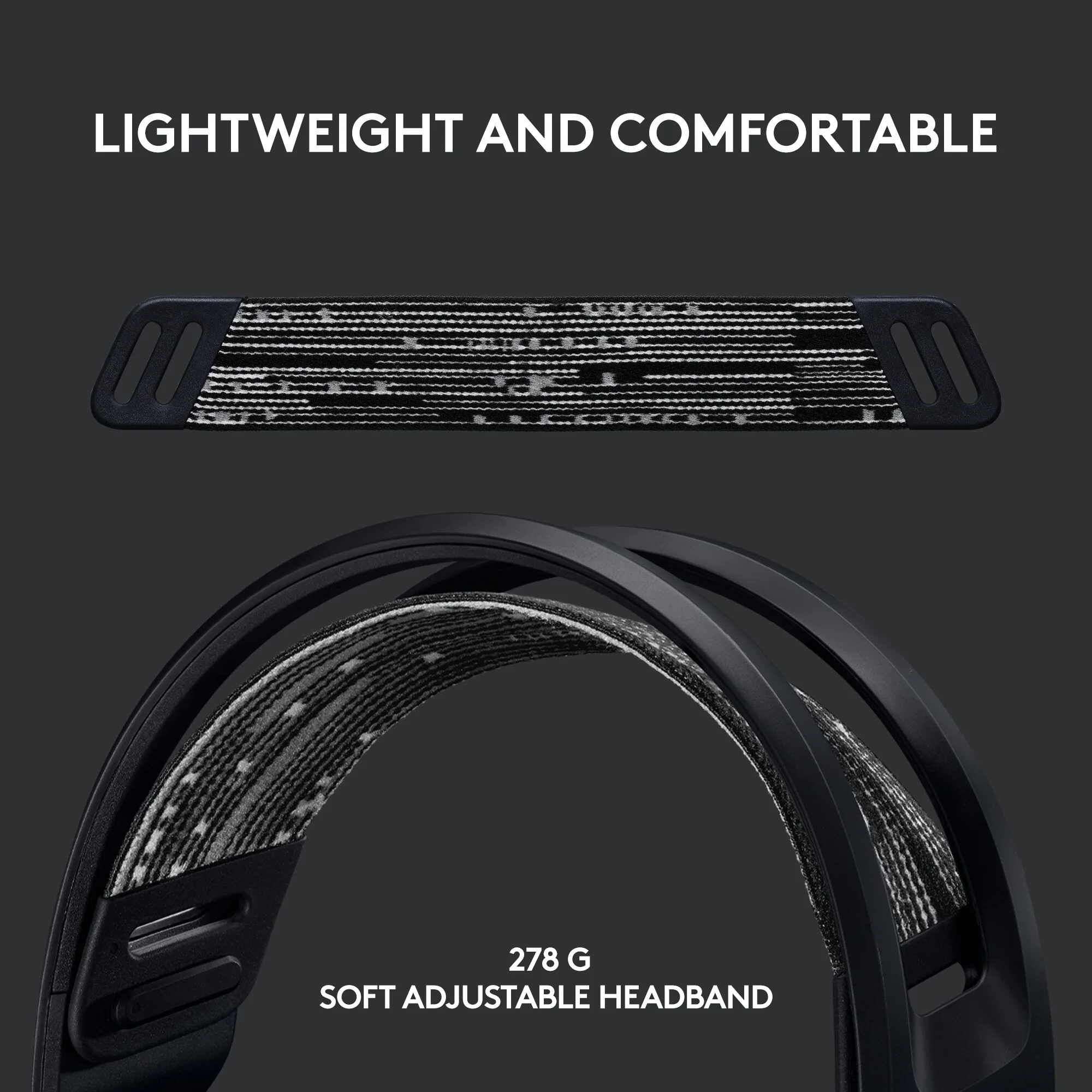 Logitech G - G733 LIGHTSPEED Wireless RGB Gaming Headset in Black - Image 2