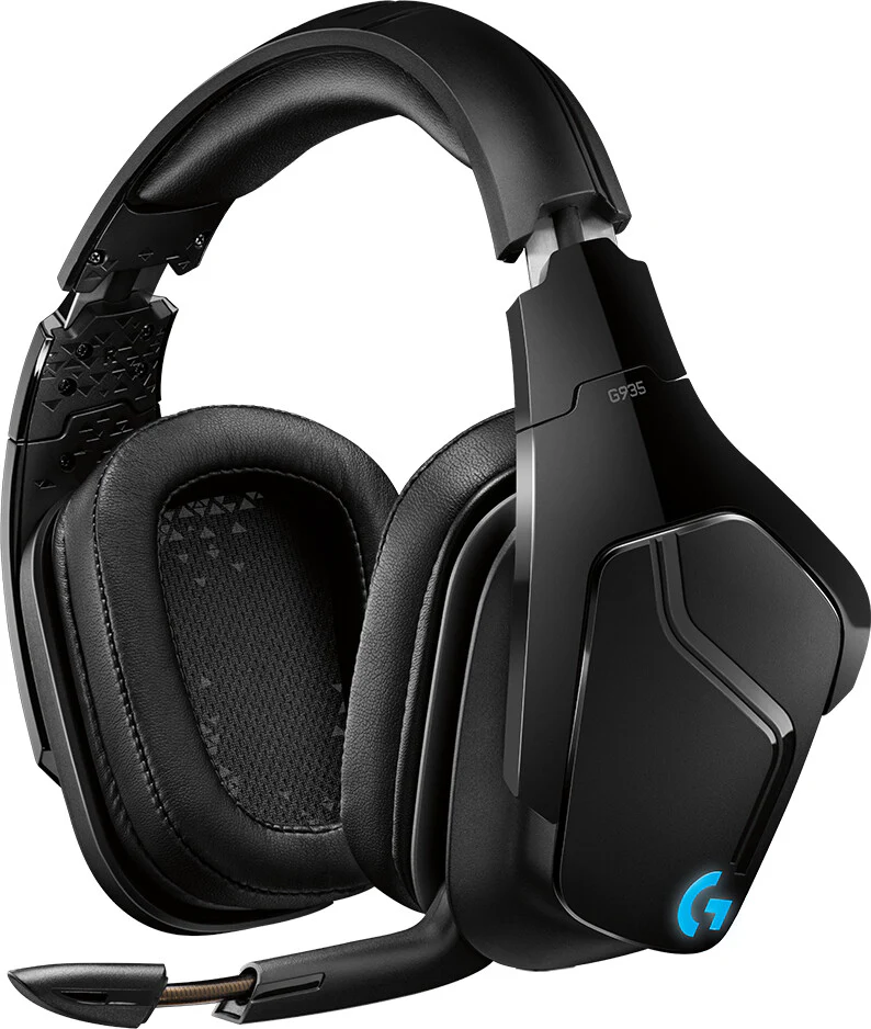 Logitech G - G935 LIGHTSYNC Wireless 7.1 Surround Sound  Gaming Headset in Black - Image 3