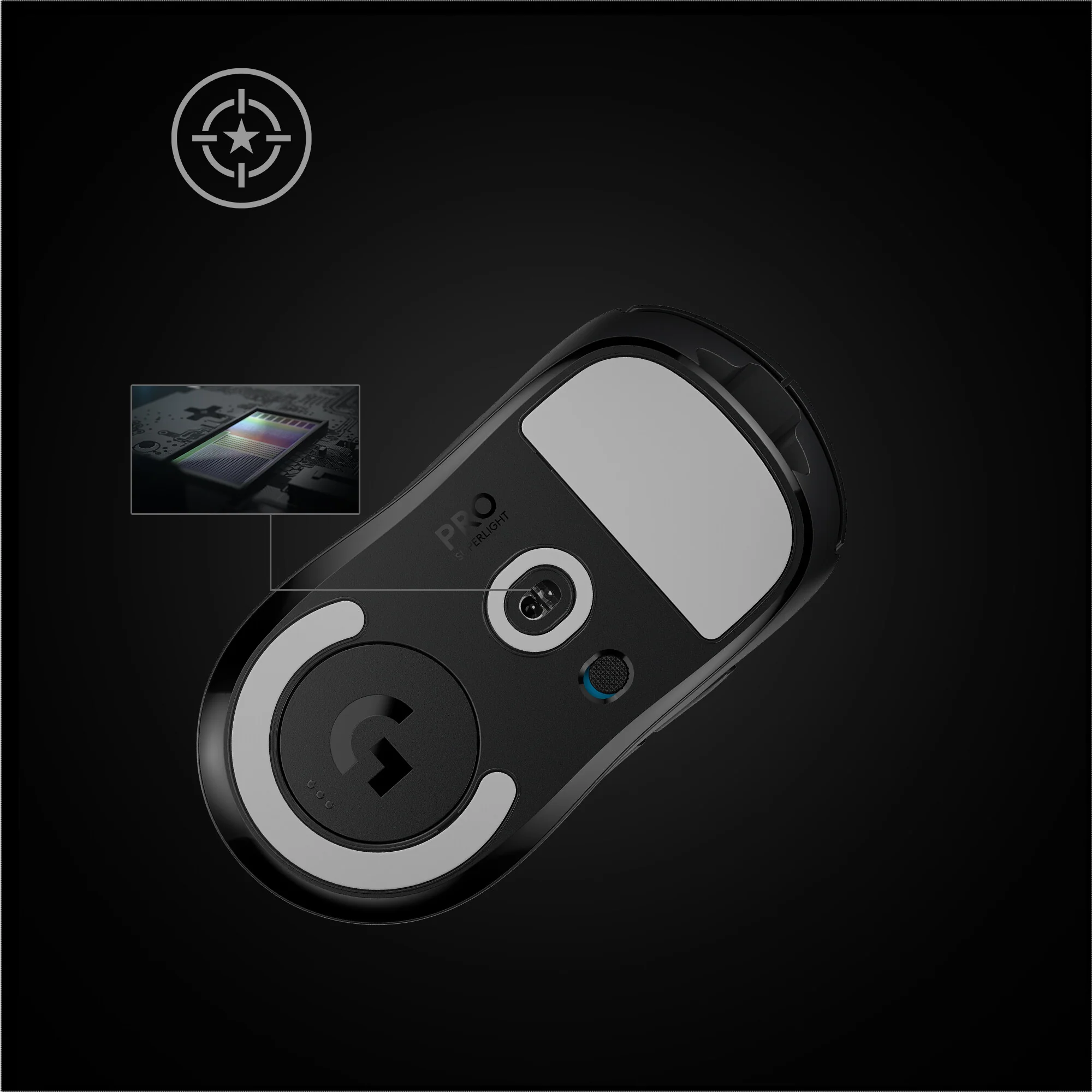 Logitech G - PRO X SUPERLIGHT RF Wireless Gaming Mouse - 25,600 DPI - Image 5
