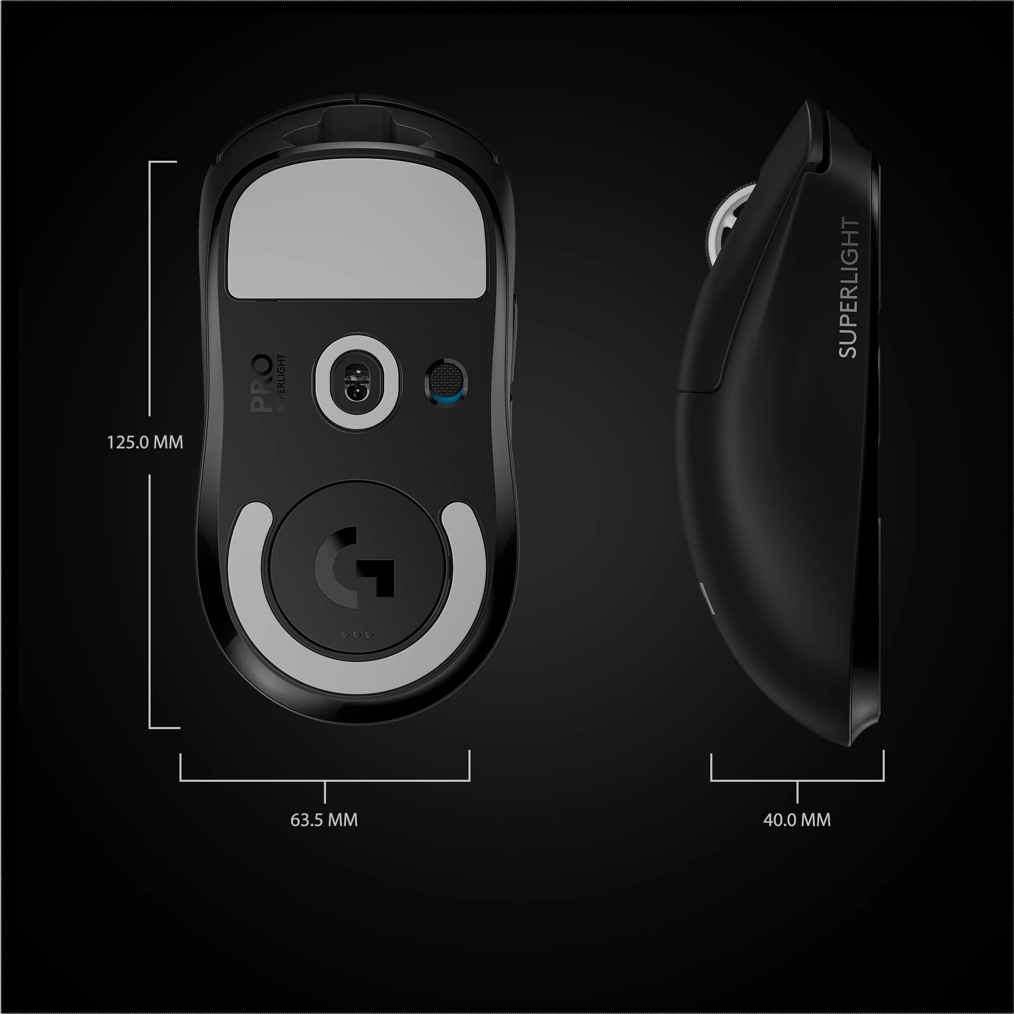 Logitech G - PRO X SUPERLIGHT RF Wireless Gaming Mouse - 25,600 DPI - Image 7