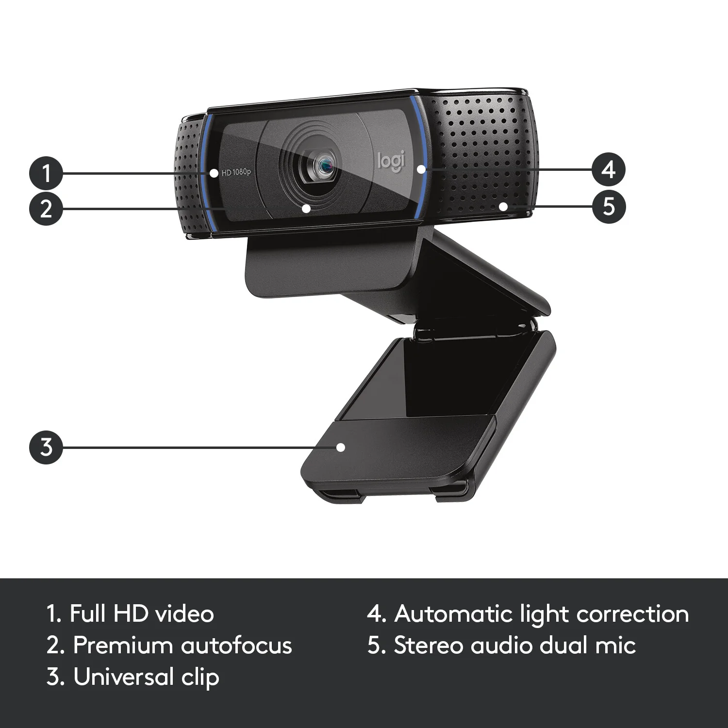 Logitech C920 Pro HD Webcam - Image 6