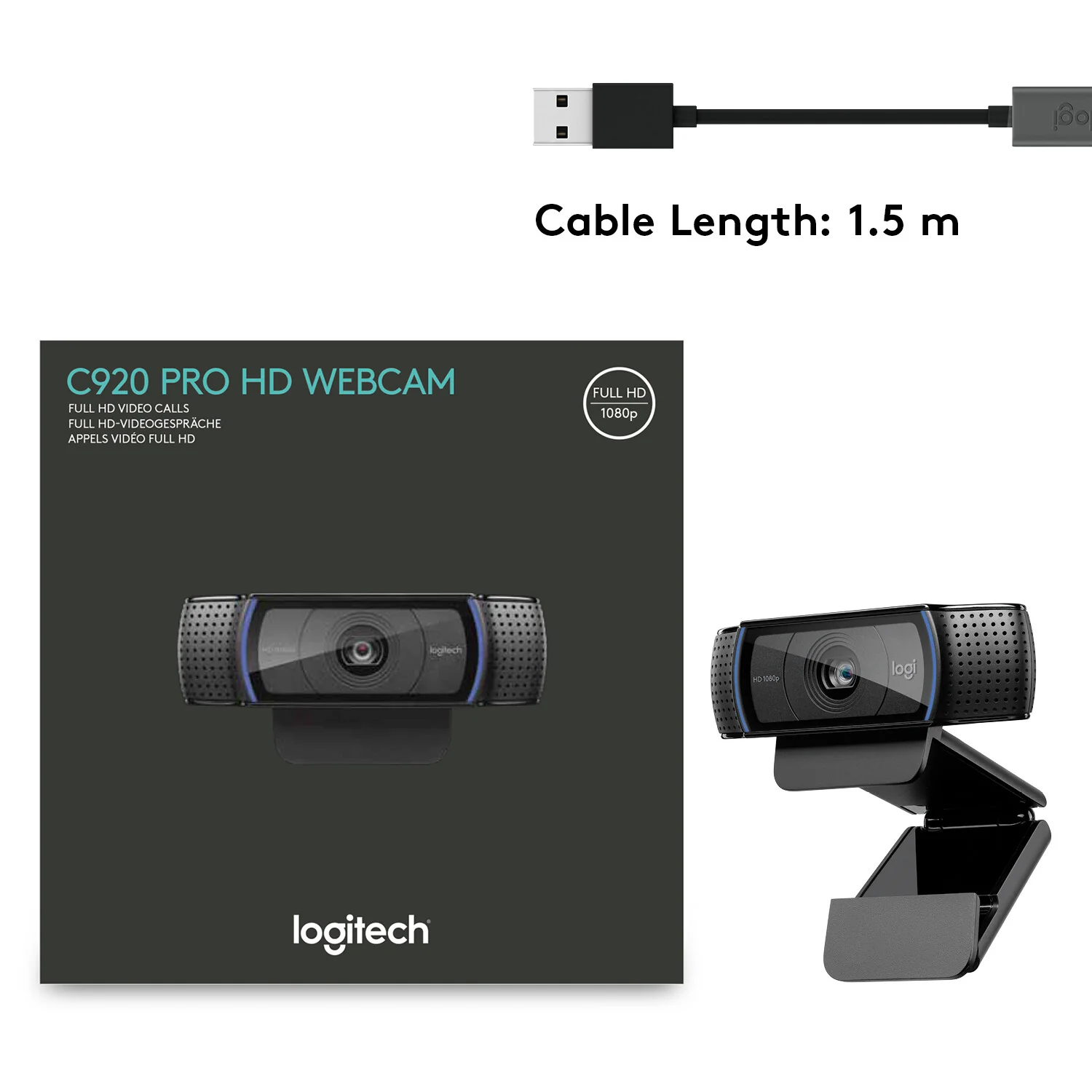 Logitech C920 Pro HD Webcam - Image 8