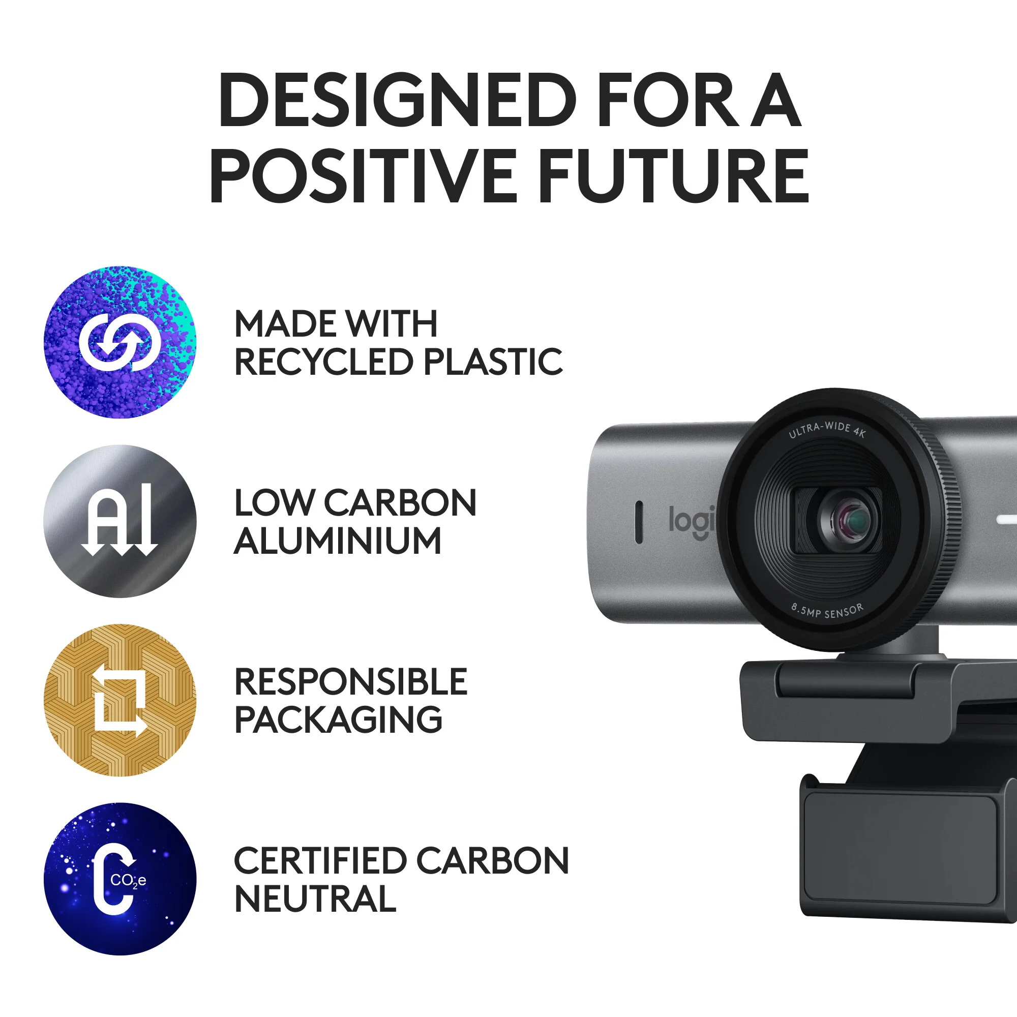 Logitech MX Brio 705 - 8.5 MP 4096 x 2160 pixels USB Webcam - Image 16
