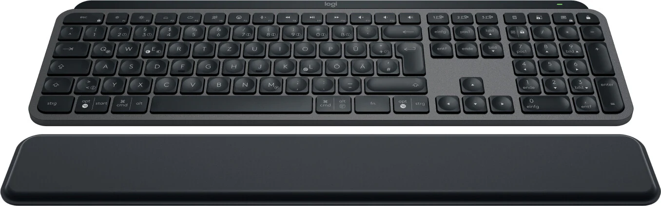 Logitech MX Keys S Combo - RF Wireless + Bluetooth Mouse + Wireless QWERTZ German Keyboard - Image 2