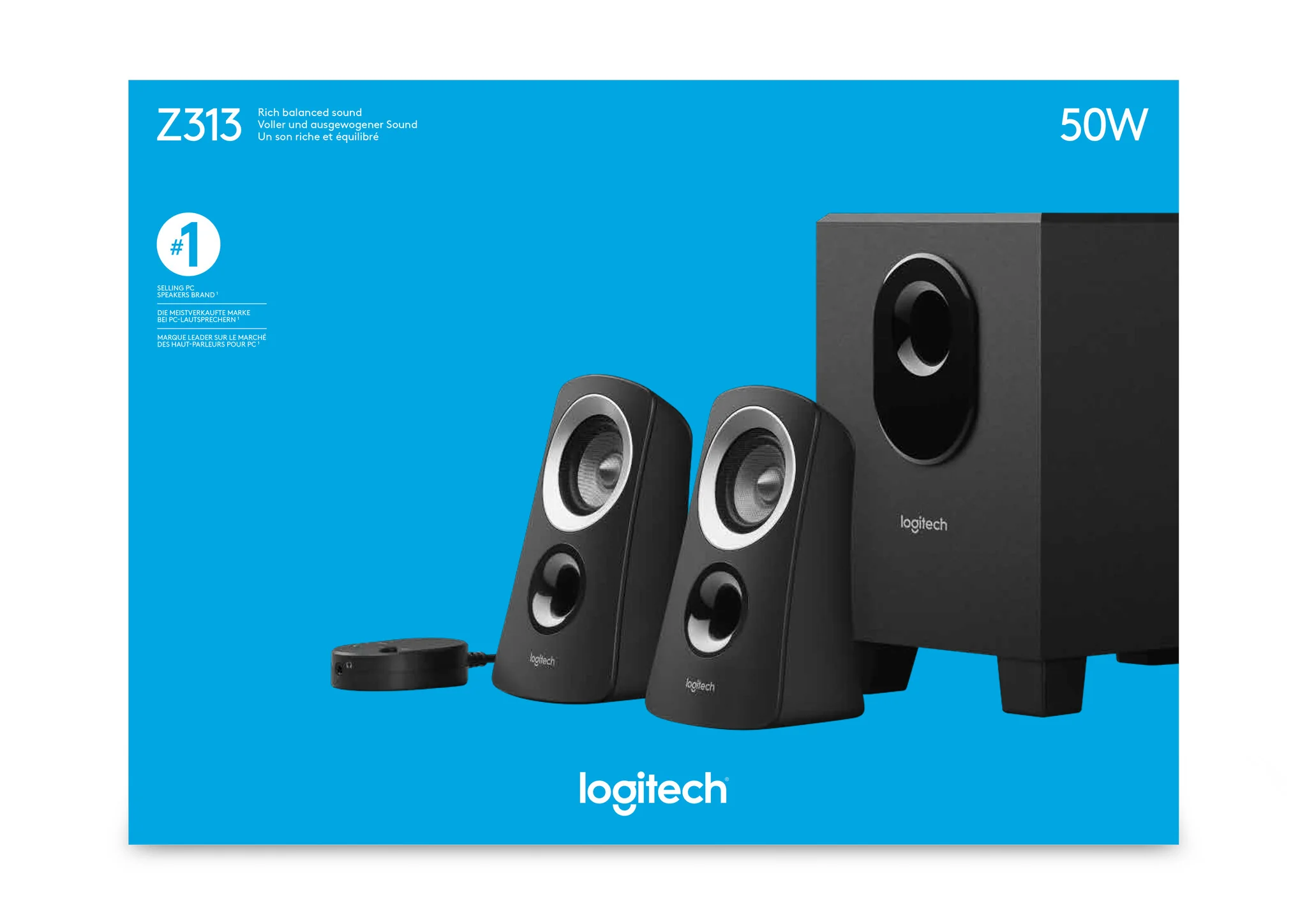 Logitech Z313 - 2.1 Multimedia Speaker System with Subwoofer - Image 12