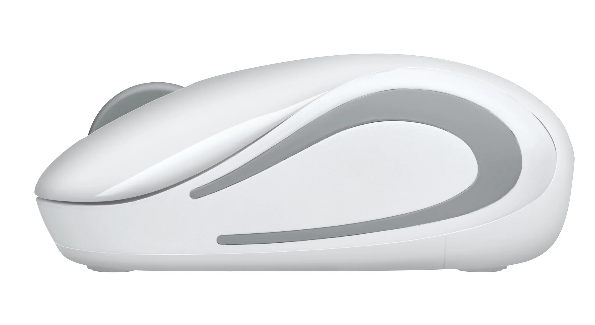 Logitech M187 - RF Wireless Mini Mouse in White / Silver - 1,000 DPI - Image 2