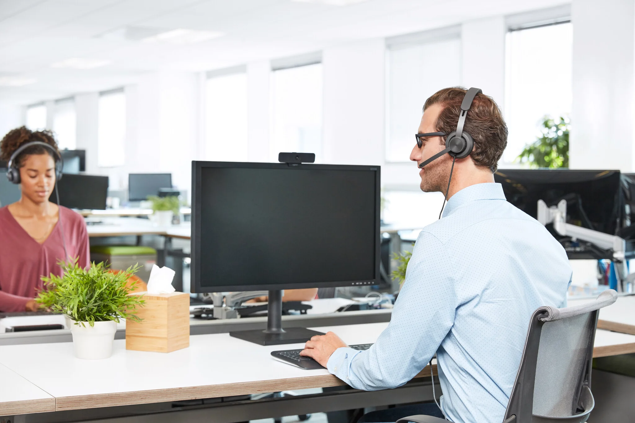Logitech Zone Wired - Wired Headset with Noise Cancelling Microphone - Image 9