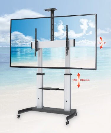 Manhattan 461672 - Trolley TV Stand for 152.4 cm (60") to 2.54 m (100") - Image 6