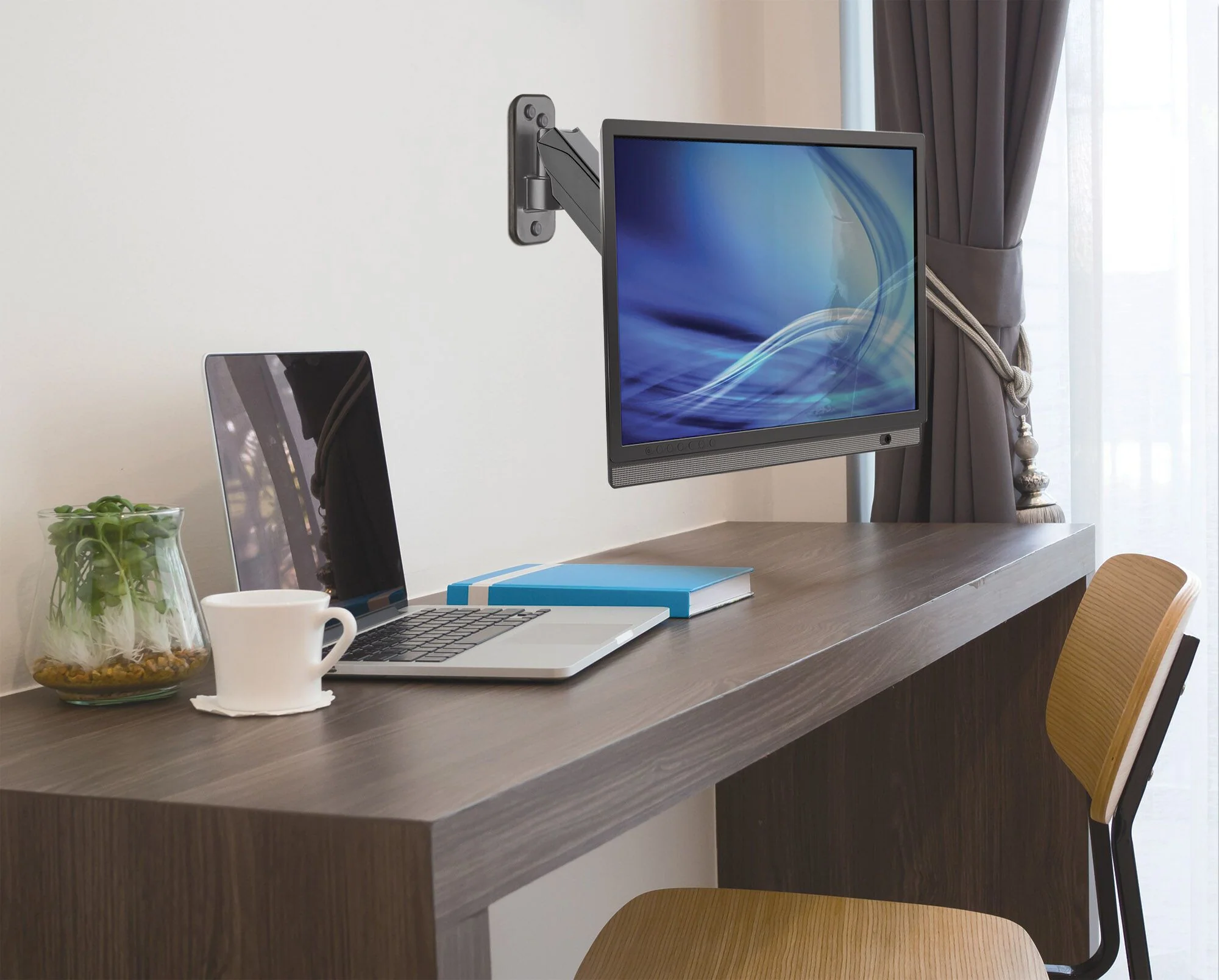 Manhattan Wall monitor mount for 43.2 cm (17") to 81.3 cm (32") - Image 7