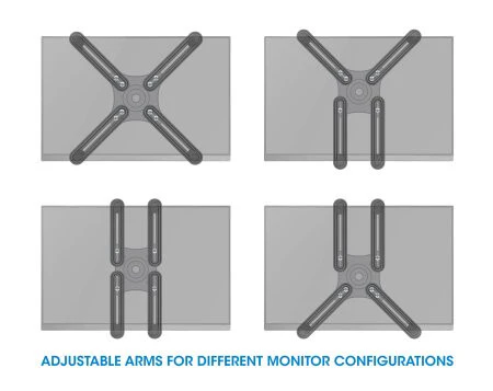 Manhattan 461870 - VESA Mount Adapter Kit for 33 cm (13") to 68.6 cm (27") - Image 5
