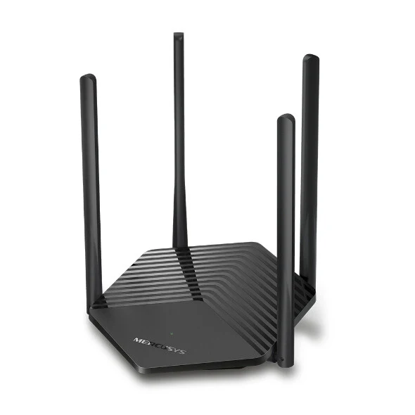 Mercusys AX1800 - Gigabit Ethernet Dual-Band (2.4 GHz / 5 GHz) WiFi 6 wireless router in Black - Image 2
